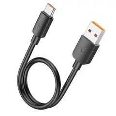 КАБЕЛЬ HOCO X96 HYPER 100W CHARGING DATA CABLE TYPE-C (L=0.25M), ЧОРНИЙ