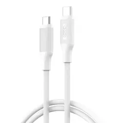КАБЕЛЬ XO NB-Q265B PD 60W TYPE-C TO TYPE-C MINIMALIST SERIES CHARGING CABLE, БІЛИЙ
