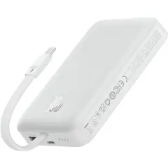 MR4_153210 Зовнішній акумулятор power bank baseus magnetic mini wireless fast charge type-c edition 10 000mah 30w, білий p1002210b223-00 BASEUS
