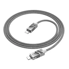 MR3_194358 Кабель pd type-c to lightning borofone bu42 octavia, 27w, 1.2m grey 