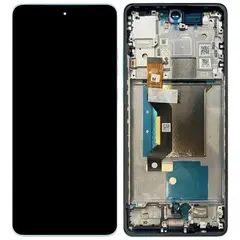 MR3_196645 Дисплей motorola xt2503 moto edge 60 fusion, з сенсором, та рамкою (amazonite) green сервісний оригінал 