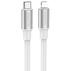 MR3_200205 Кабель pd type-c to lightning borofone bx82, 20w 1m білий 