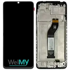 MR3_214158 Дисплей redmi 13c, poco c65, з сенсором, та рамкою black (welmy) 