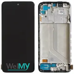MR3_224147 Дисплей redmi note 10 4g, redmi note 10s, з сенсором, та рамкою onyx gray oled (welmy) 