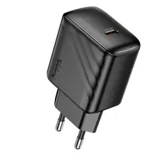 MR3_225261 Мережевий зарядний пристрій hoco cs24a pd type-c 25w black 