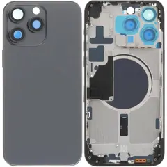MR3_252694 Корпус iphone 16 pro max black titanium оригінал а+ титановий сплав 