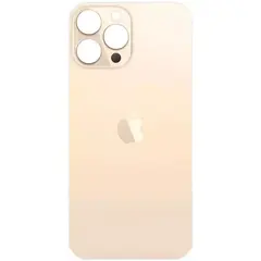 MR3_333187 Задня кришка (скло) iphone 13 pro gold (small hole), сервісний оригінал 