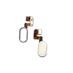 MR3_45253 Шлейф meizu m3 note l681h (14pin) з кнопкою меню (home) білий 
