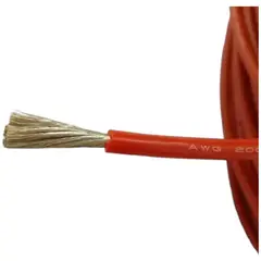 MR3_319633 Силіконовий багатожильний гнучкий дріт awg 9 червоний (1 m) AWG