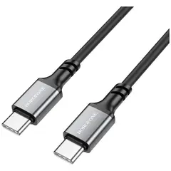 MR3_320305 Кабель pd type-c to type-c borofone bx83, 60w 1 m чорний BOROFONE