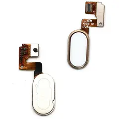 MR3_45246 Шлейф телефона для meizu m3 note l681h (14pin) з кнопкою меню (home) золотистий PRC