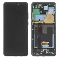 MR3_104809 Дисплей samsung sm-g988f galaxy s20 ultra, з сенсором, та рамкою cosmic black сервісний оригінал 