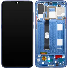 MR3_194648 Дисплей xiaomi mi 9, з сенсором, та рамкою ocean blue original prc 