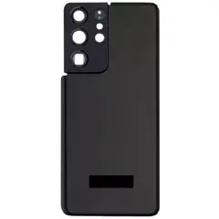 MR3_195070 Задня кришка samsung g998 galaxy s21 ultra phantom black (зі склом камери) оригінал (prc) 