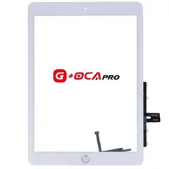 MR3_237763 Тачскрін сенсор для g, oca pro ipad (9.7), (2018) зі шлейфом та кнопкою меню (home) білий 