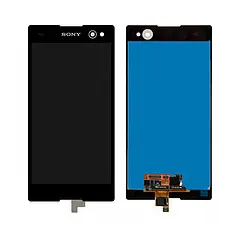MR3_23922 Дисплей sony d2533 xperia c3 dual, d2502, d2503, з сенсором, black 