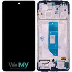 MR3_251571 Дисплей redmi note 14 4g (global), з сенсором, та рамкою midnight black oled (160*73 сm), (welmy) 