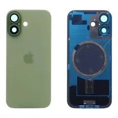MR3_273252 Задня кришка (скло) iphone 17 sage, сервісний оригінал у зборі на рамці, зі склом камери 