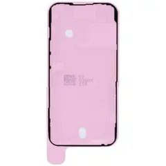MR3_329046 Стікер-проклейка (скотч двосторонній) для дисплею iphone 14 оригінал рожевий 