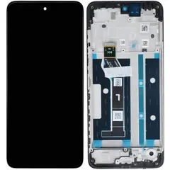 MR3_332695 Дисплей motorola xt2623 moto g17, з сенсором, і рамкою black сервісний оригінал 