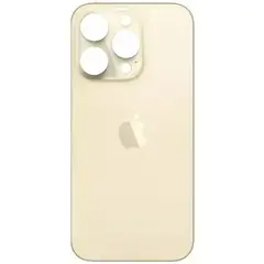 MR3_333199 Задня кришка (скло) iphone 14 pro gold (small hole), сервісний оригінал 