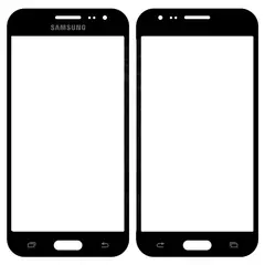MR3_33678 Скло корпусу для samsung j200 galaxy j2 black 