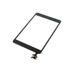 MR3_6975 Тачскрін сенсор для ipad mini, ipad mini 2 з мікросхемою та кнопкою меню (home) black h/c 