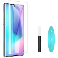 MR3_104932 Захисне скло для samsung n975 galaxy note 10 plus (0.25 mm, 3d, прозорий) в комплекті з uv клеєм і лампою PRC