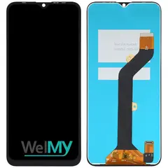 MR3_124403 Дисплей телефона для tecno spark 7 (kf6), з сенсором, чорний (welmy) WELMY