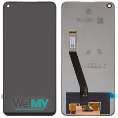 MR3_124431 Дисплей телефона для redmi note 9, redmi 10x 4g, з сенсором, onyx чорний (welmy) WELMY