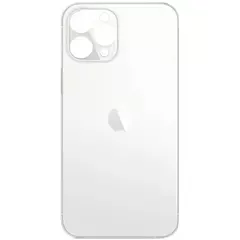 MR3_333197 Задня кришка (скло) iphone 12 pro silver (small hole), сервісний оригінал 