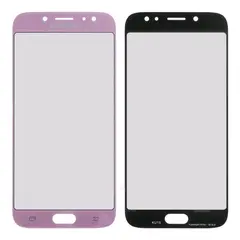 MR3_101488 Скло корпусу для samsung j730 galaxy j7 2017, з oca-плівкою, pink 