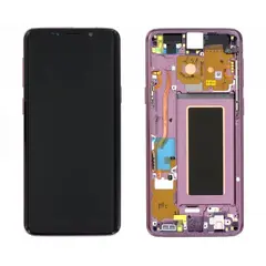 MR3_101927 Дисплей samsung sm-g960fd galaxy s9, з сенсором, та рамкою lilac пурпуровий сервісний оригінал 