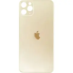 MR3_106653 Задня кришка (скло) iphone 11 pro max gold (big hole) 
