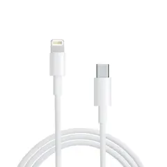 MR3_106847 Кабель pd type-c to lightning apple iphone 11, iphone 12, 1m білий оригінал 