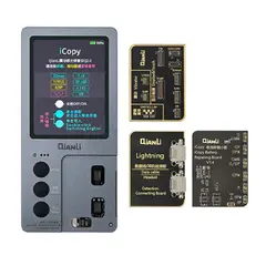MR3_106854 Програматор qianli icopy plus 2.2 з батареєю, комплект плат для акумулятор (від iphone 5se-13 pro max), true tone (від x-11 pro max), плата для кабелю lightning, гарнітури (lightning data cable, headset board) 
