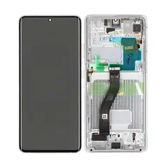 MR3_107118 Дисплей samsung sm-g998 galaxy s21 ultra, з сенсором, та рамкою phantom silver сервісний оригінал 
