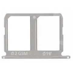 MR3_108004 Тримач sim-карти samsung g920fd galaxy s6 duos білий (dual sim) 