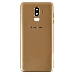 MR3_108846 Задня кришка samsung j810 galaxy j8 (2018) gold (зі склом камери) 