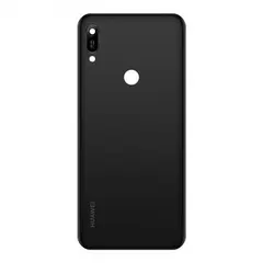 MR3_109547 Задня кришка huawei y6 (2019), y6 prime (2019) black (з вирізом, зі склом камери) 