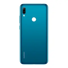 MR3_109556 Задня кришка huawei y6 (2019), y6 prime (2019) blue (з вирізом, зі склом камери) 