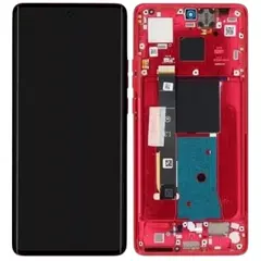 MR3_179688 Дисплей motorola xt2303 moto edge 40, з сенсором, та рамкою red сервісний оригінал 