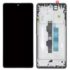 MR3_181799 Дисплей redmi note 13 pro 4g, note 14s, poco m6 pro 4g, з сенсором, та рамкою midnight black oled 