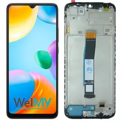 MR3_194335 Дисплей redmi 10c, poco c40, з сенсором, та рамкою graphite gray (welmy) 