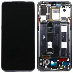 MR3_194649 Дисплей xiaomi mi 9, з сенсором, та рамкою piano black original prc 