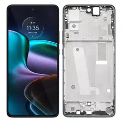 MR3_194906 Дисплей motorola xt2203 moto edge 30, з сенсором, та рамкою meteor grey original prc 