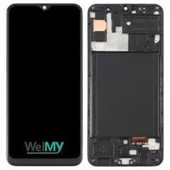 MR3_321412 Дисплей samsung sm-a307f galaxy a30s (2019), з сенсором, та рамкою black oled (welmy) 