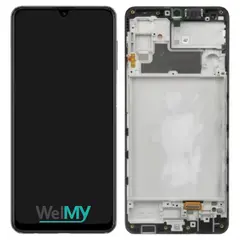 MR3_321421 Дисплей samsung sm-m325 galaxy m32 ( (2021), з сенсором, та рамкою black oled (welmy) 