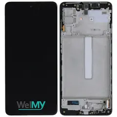 MR3_321424 Дисплей samsung sm-m526 galaxy m52 5g ( (2021), з сенсором, та рамкою black oled (welmy) 