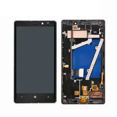 MR3_67095 Дисплей microsoft 930 lumia, з сенсором, та рамкою black оригінал 